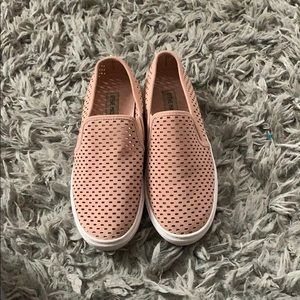 Pink Steve Madden slip on shoes